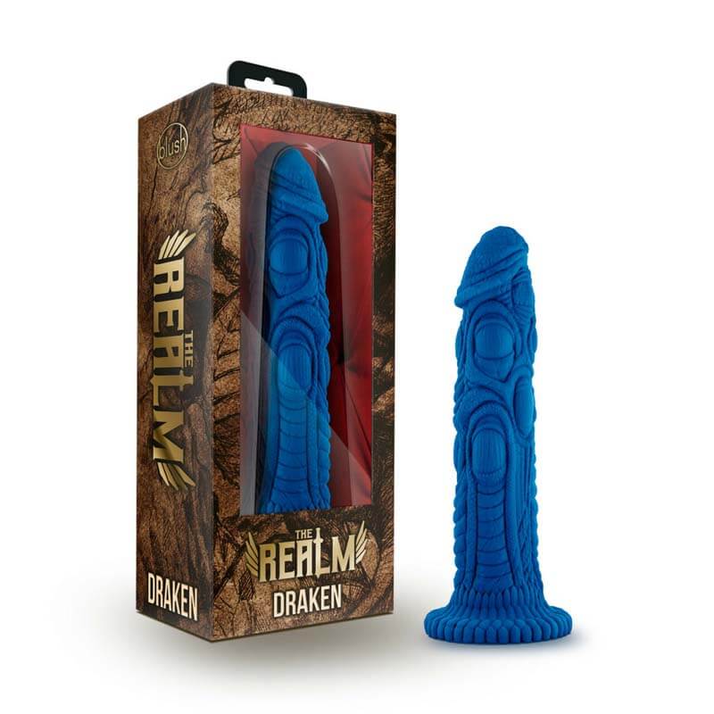 Blush Realm Draken Lock On Silicone Dildo