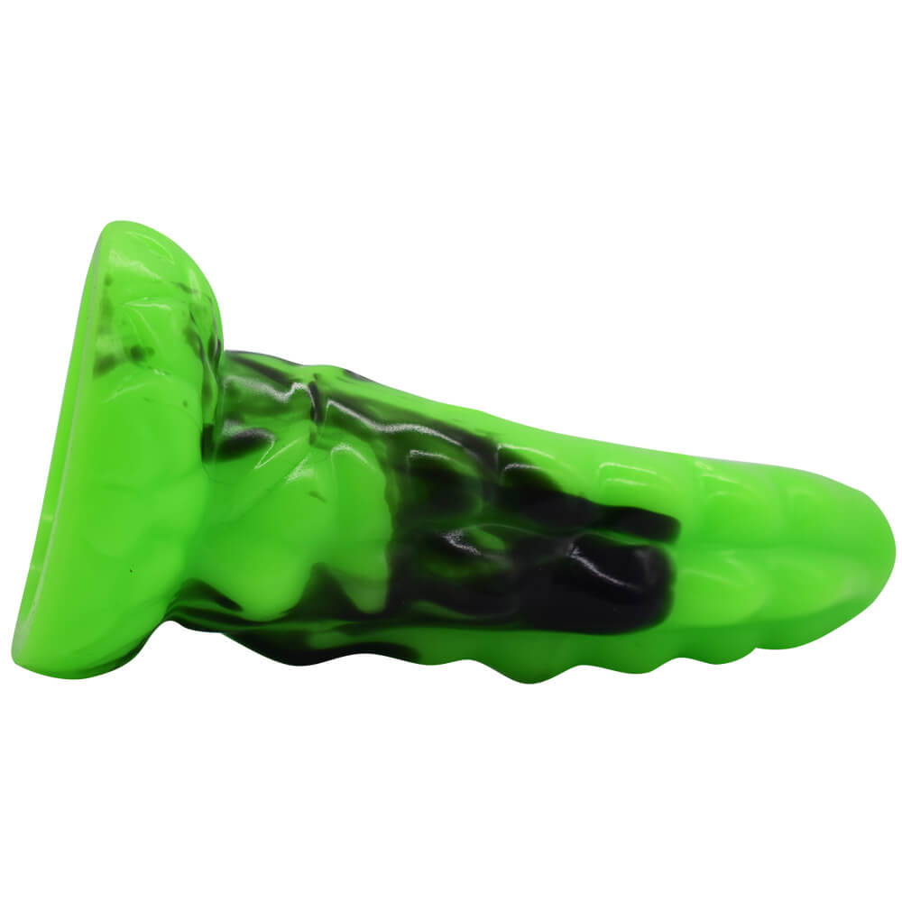 FAAK Simulated wave angle silicone anal plug dildo