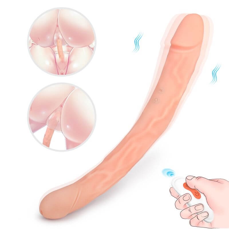 SHD King 3 Double-head Stimulation Dildo