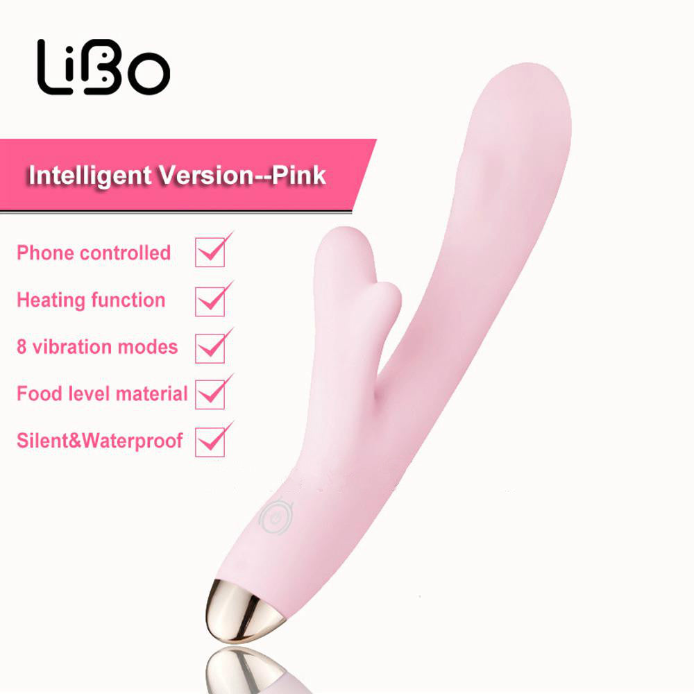 LIBO Intelligent APP Control Heating G Spot Vibrator Wand