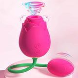 Honeysx Spring double-head sucking vibration rose vibrator