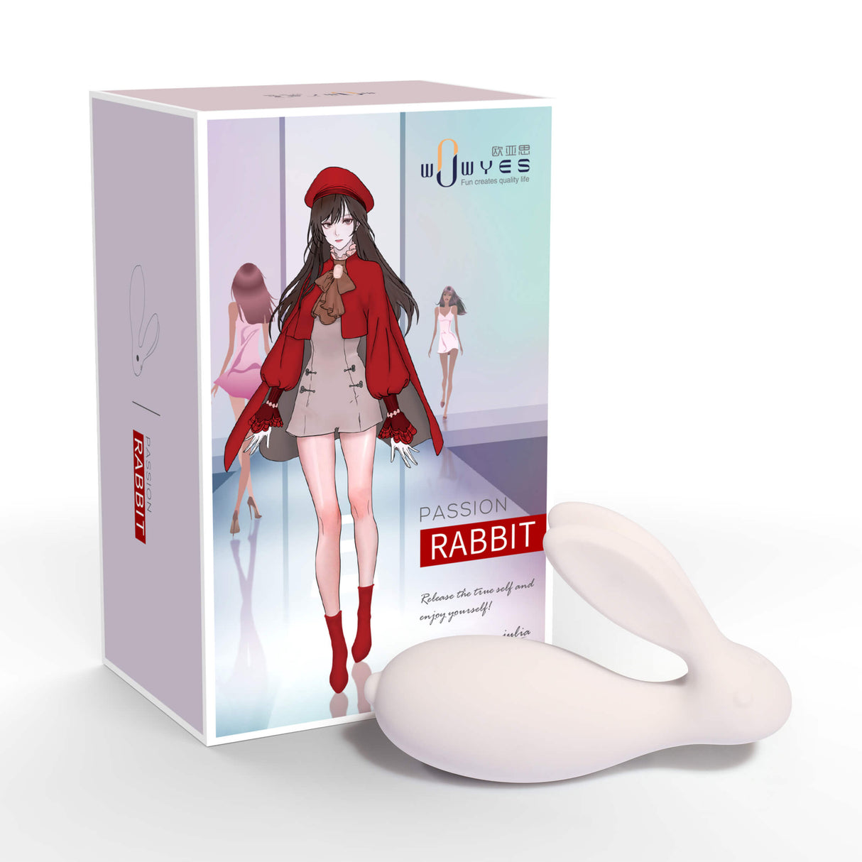 Wowyes passion rabbit  remote control wearable vibrator egg