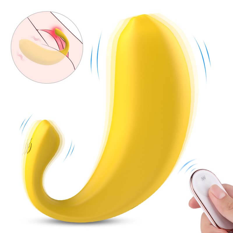 SHD Banana Remote Control Egg Vibrator