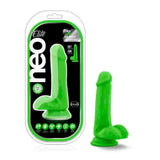 Blush Neo Elite - 6 Inch Silicone Dual Density Cock with Balls