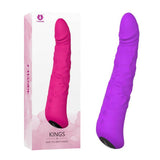 SHD Kings Vibrating Silicone 8'' Dildo