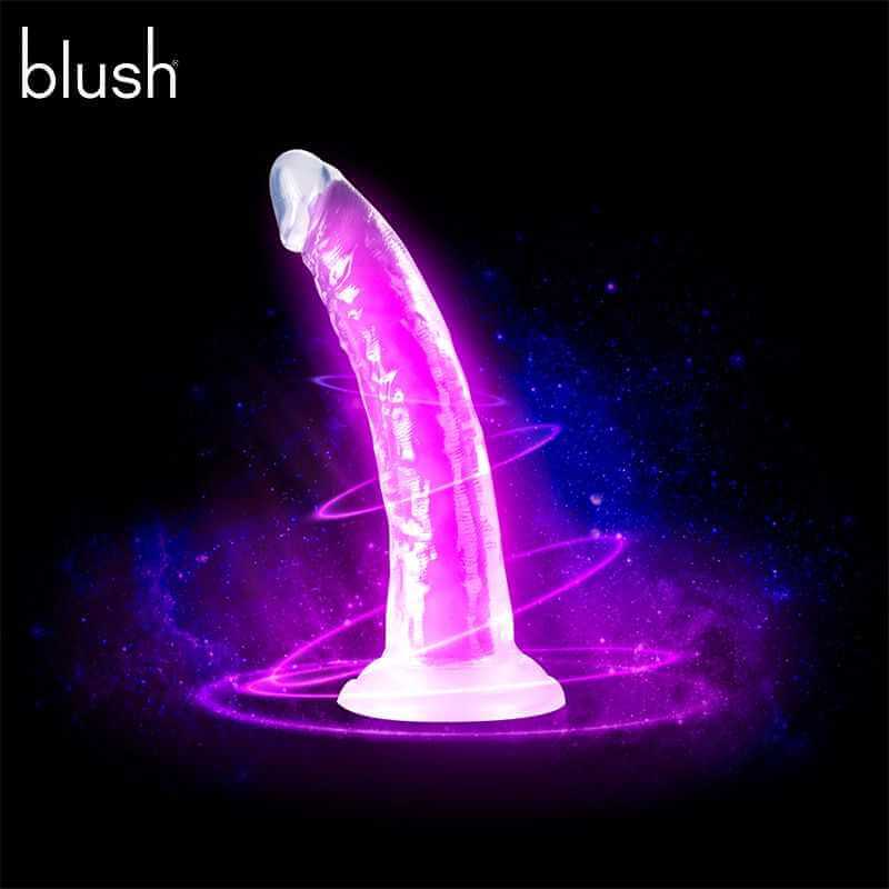 Blush Neo Elite - Glow in the Dark Silicone Dual Density Dildo