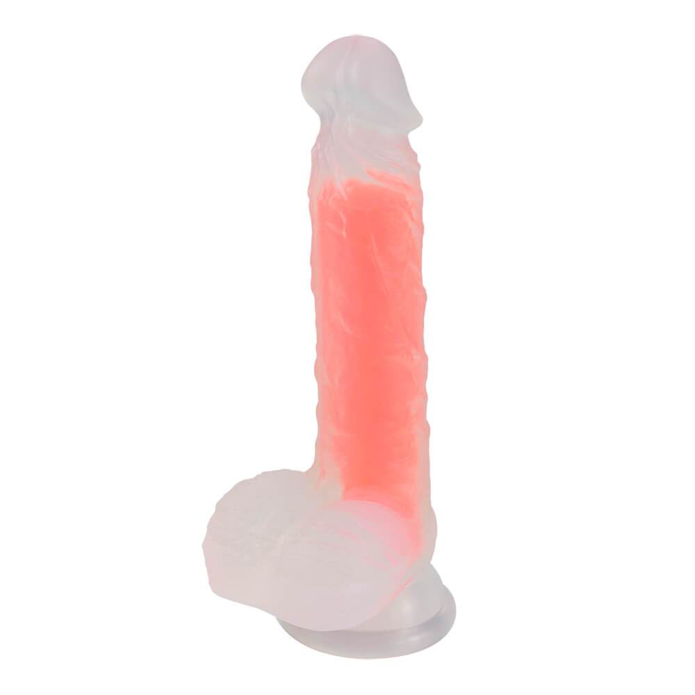 Honeysx Giant multi-ribbon sucker silicone dildo