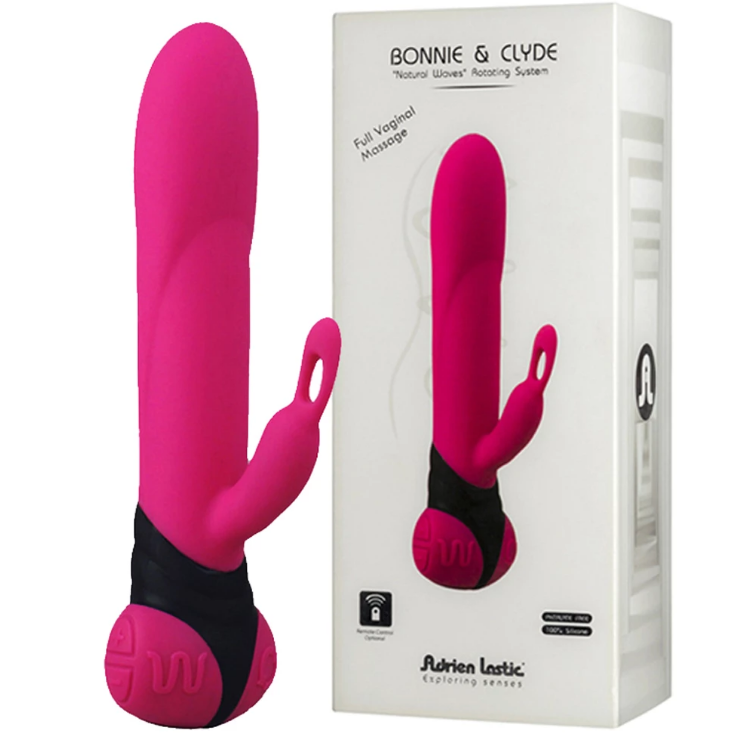 Bonnie & clyde G Spot vibrator rotation vaginal massager